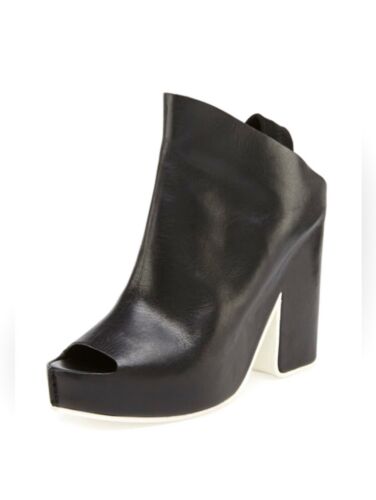 BALENCIAGA leather platform mule Black 40/9.5
