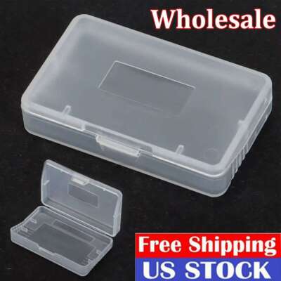 4~50Pc Clear Cartridge Cases For Nintendo Game Boy Advance GBA Games Dust Covers