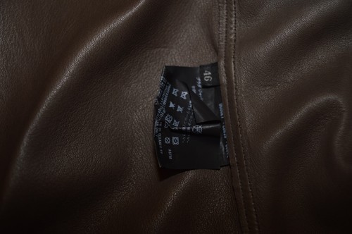 LN! Prada Marrón Oscuro Gamuza Blazer Chaqueta + Chaleco Para Hombre S PEQUEÑO 46 Pequeño ¡RARO! - Imagen 11 de 11