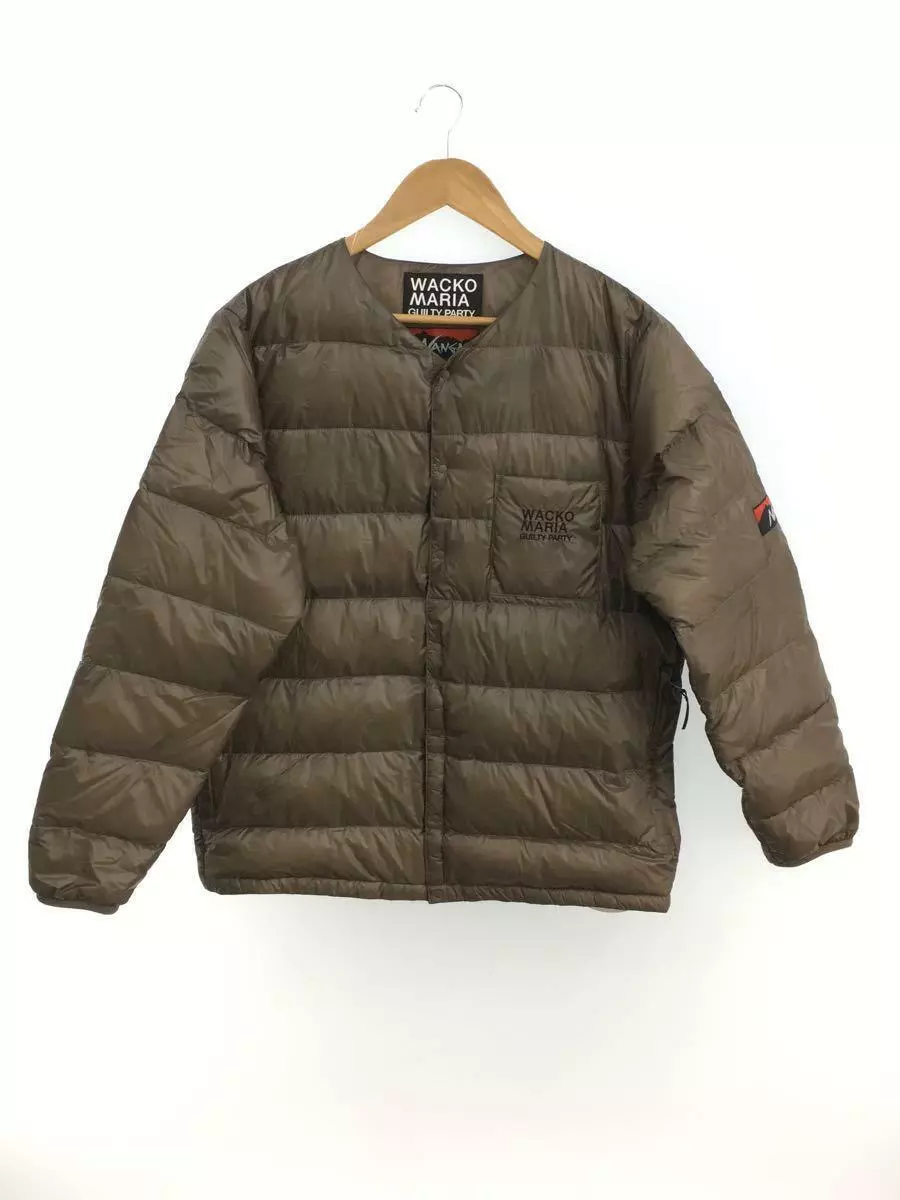WACKO MARIA x NANGA DOWN CARDIGAN MOCHA M Brown Nylon