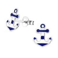 Anker Ohrringe 925 Silber - Kinder MäDchen Damen Maritimer Ohrstecker Schmuck