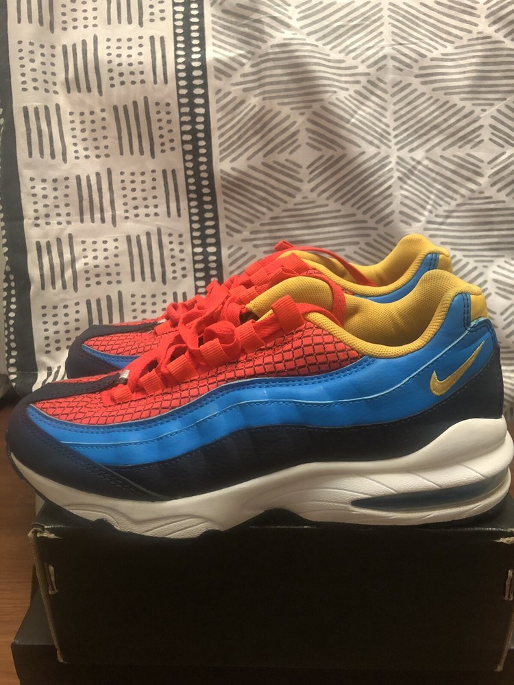 men’s nike air max 95 crimson blue size 6.5 $30