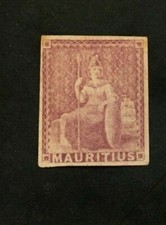 Timbre ILE MAURICE Yvert et Tellier n°14 Nsg (Cyn37) Lot D