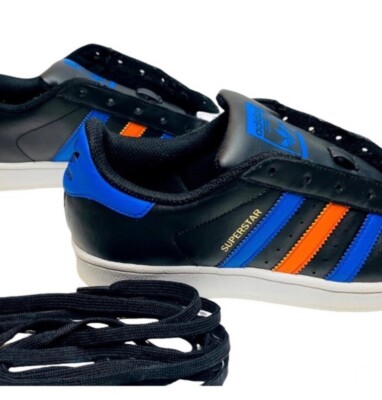 Adidas Superstar Adidas Superstar Colors: Black, Blue,  Orange