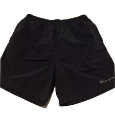 Vintage Champion Shorts Men's Large L Athletic Swim Trunks 90s Navy Rare Bathing