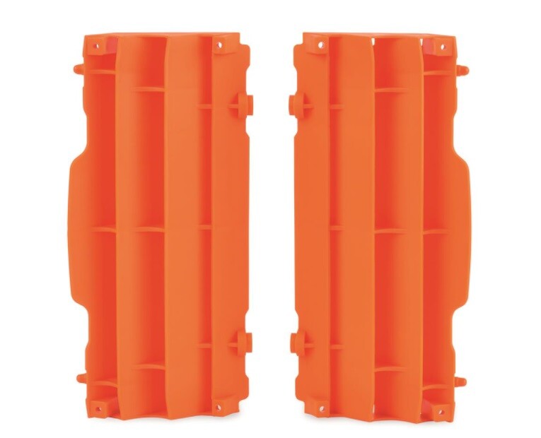 Ouïes de radiateur POLISPORT orange haute résistance pour KTM SXF