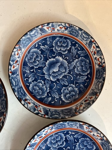 Vintage Chinesische Blumen 5" Teller 5er Set - Bild 5 von 9