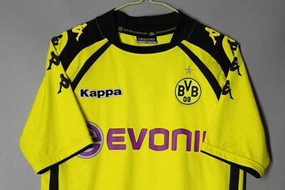Maillot Vintage Borussia Dortmund 2010/11 - Kappa, Evonik, Lewandowski, Taille XXL