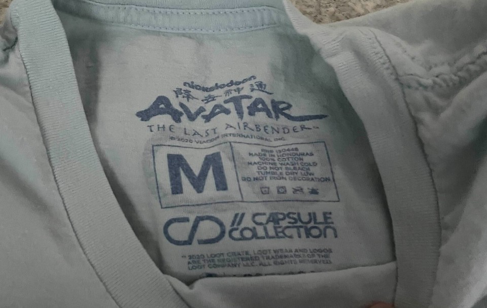 Blue Rare/Discontinued T Shirt Lot Size M (Discord & Avatar the Last