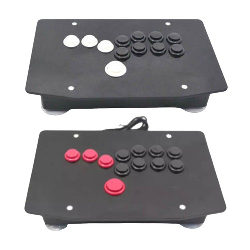 RAC-J500B All Buttons Arcade Fight Stick Game Controller Joystick For PC ENFI - Picture 2 of 9