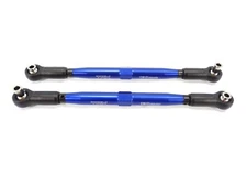 Traxxas X-Maxx 8s Ultimate Blue Aluminum Steering Toe Links Tie Rods Turnbuckles