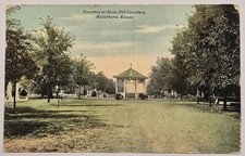 Rose Hill Cemetery Vintage Postcard Texarkana TX  Divided Back Posted