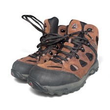 Ecco Brown Leather Boot Hiking Shoes Gore Tex...
