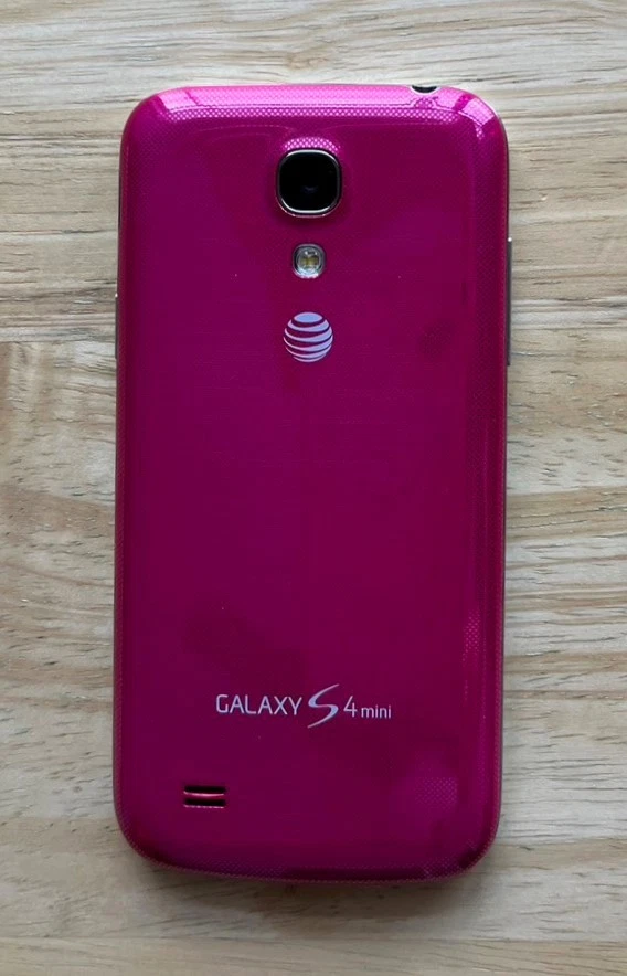 NEAR MINT Samsung Galaxy S4 Mini SGH-I257 Pink AT&T Unlocked Original Box! - Image 4 of 4