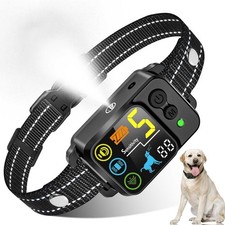 Citronella Bark Dog Collar No Refill Spray Dog Collar, with 5 Adjustable Se...