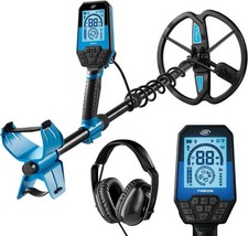 Professional Metal Detector w/ 11" DD Coil, Waterproof, 18.75kHz