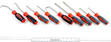 Snap On Tools 9 Piece Orange Screwdriver Set Assorted Standard Pick Phillips