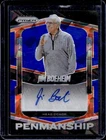 2025-26 Panini Prizm Jim Boeheim Penmanship Blue Ice Auto Autograph #/49 Orange
