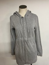 Thyme gray hoodie in misses sm zipper excellent pockets so cute elastic waist