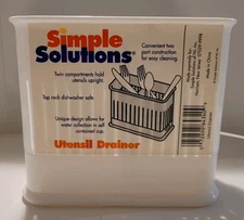 Simple Solutions White Utensil Drainer 