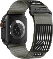 Rugged Nylon for Apple Watch Ultra 2/ Ultra 3 Band Series 11/10/9/8/7/6/5/4/3/SE