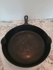 Vintage GRISWOLD Cast Iron SKILLET Frying Pan # 8 LARGE BLOCK LOGO - Ironspoon