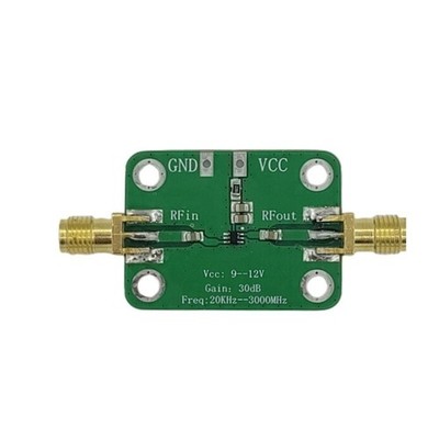 20KHz - 3000MHz RF Wide Band LNA Low Noise Amplifier 32dB High   ot25 *pt