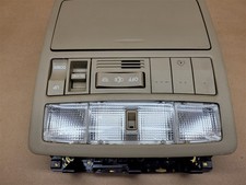 08-13 Toyota Highlander Overhead Console Whomelink Sunroof Tan 08-13 Toyota Highlander Overhead Console Whomelink Sunroof Tan