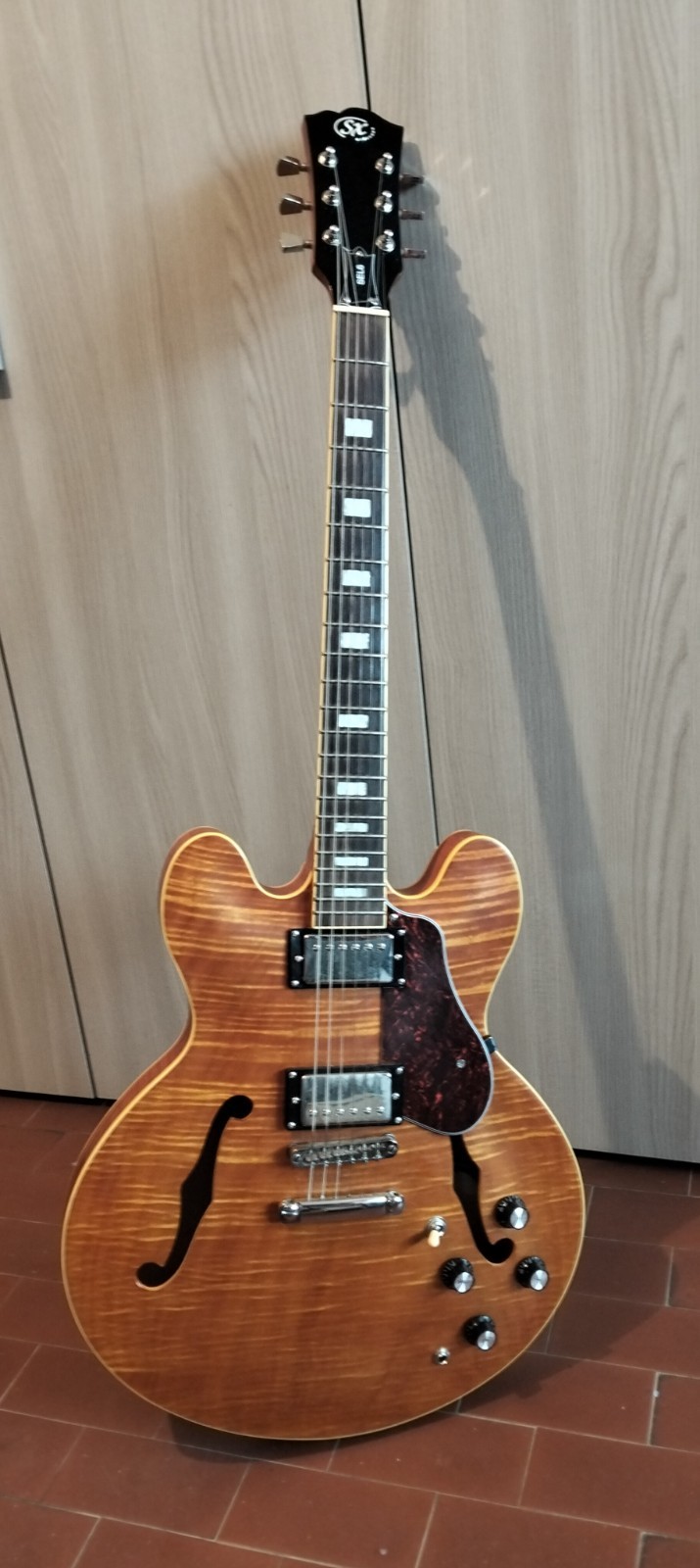 SX Jazz Guitar Semi Hollow  Gibson Style