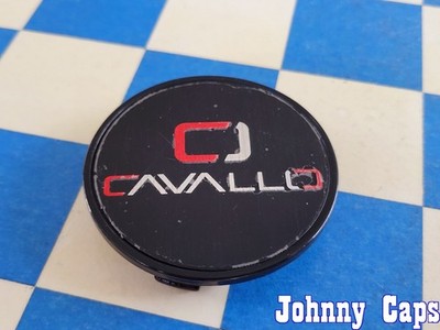 CAVALLO Wheels # C266K65S . GLOSS BLACK Custom Wheel Center Cap  [63]  (QTY. 1)