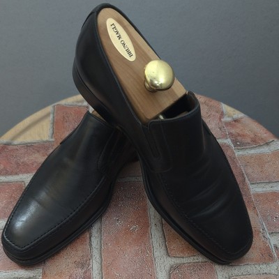 Bruno Magli Raging Men's Loafers Dress Shoes Size 9.5 Leather Made In Italy