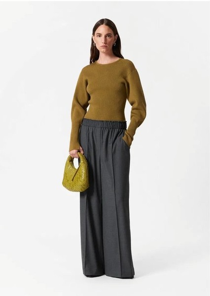 Women & Other Stories Sweater Khaki Viscose M