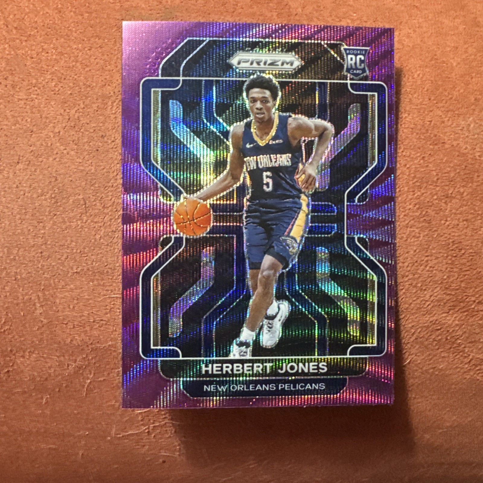2021-22 Panini Prizm - Herbert Jones #329 Purple Wave Prizm (RC)