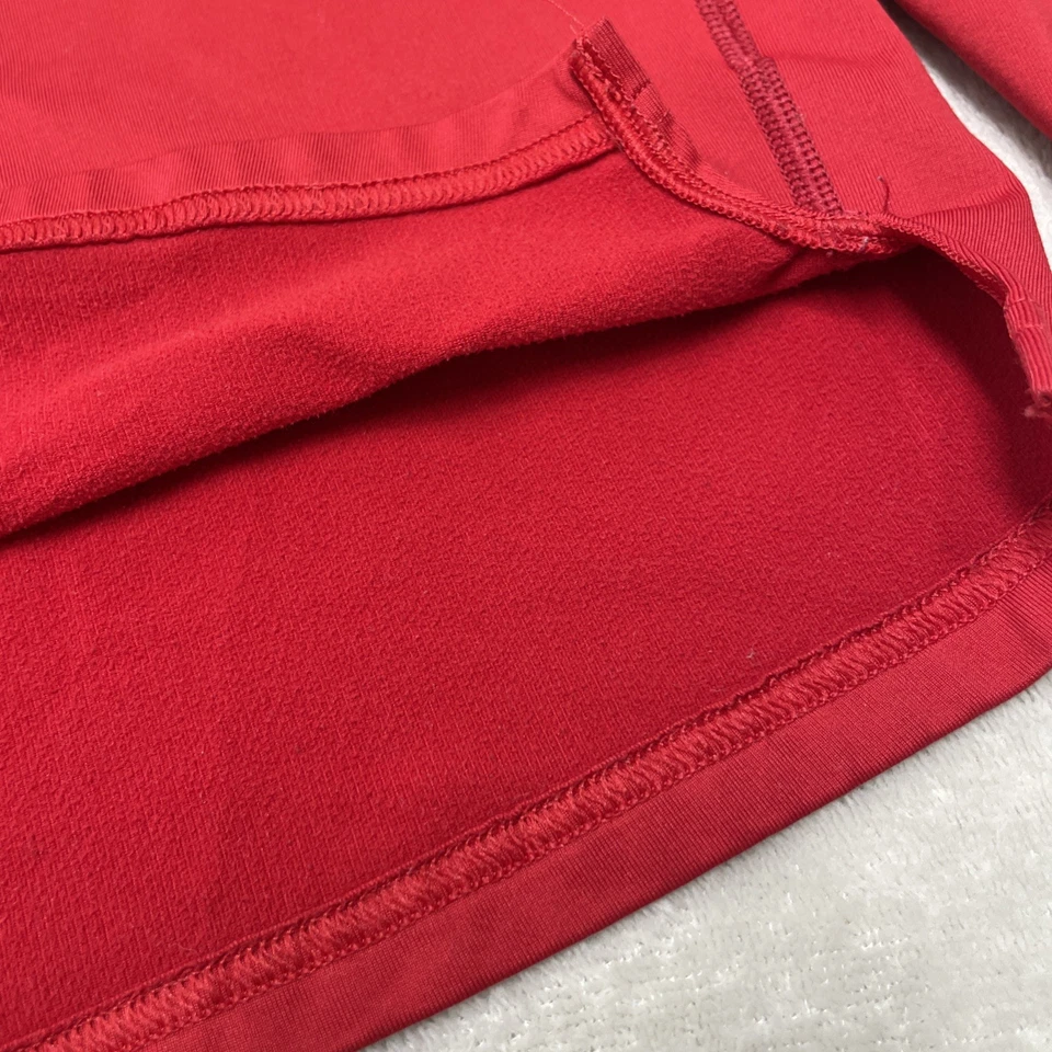 Under Armour Cold Gear Fitted Shirt Men M Red Mock Neck Compression Base Layer - Image 4 of 4