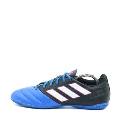 adidas Herren ACE Sportschuhe Schwarz/Blau/Weiß Indoor Hallenschuhe EU 44