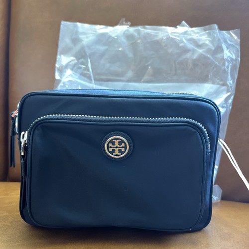 Tory Burch Virginia Mini Nylon Crossbody Camera Bag in Black NWT - Picture 4 of 5