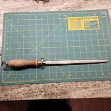 Mundial Sharpening Steel w/ Wooden Handle Germany