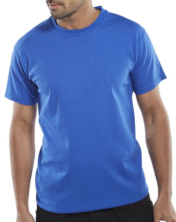 Beeswift Heavyweight T-Shirt Royal Blue Size M