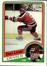 1984-85 O-Pee-Chee SET BREAK #112 Don Lever NMMT