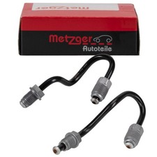 2x METZGER Bremsleitung für VW GOLF 5 6 TOURAN A3 8P LEON 1P OCTAVIA 2 hinten