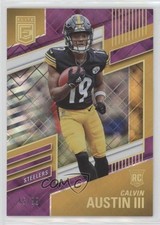2022 Panini Donruss Elite Rookies Purple 45/99 Calvin Austin III #165 07zl