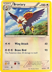 Braviary 88/98 Emerging Powers Holo Rare