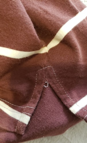 Vintage Y2k Rocawear Polo Shirt Mens XL Short Sleeve Red Brown Stripe 90's - Picture 10 of 12