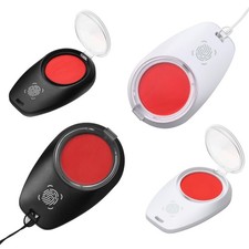 Fingerprint Red Ink Pad, Portable Thumbprint Ink Pad, Quick Drying for Offici...