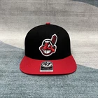 Cleveland Indians Wahoo '47 Clean-Up Hat Adjustable Snapback Baseball Sports Cap
