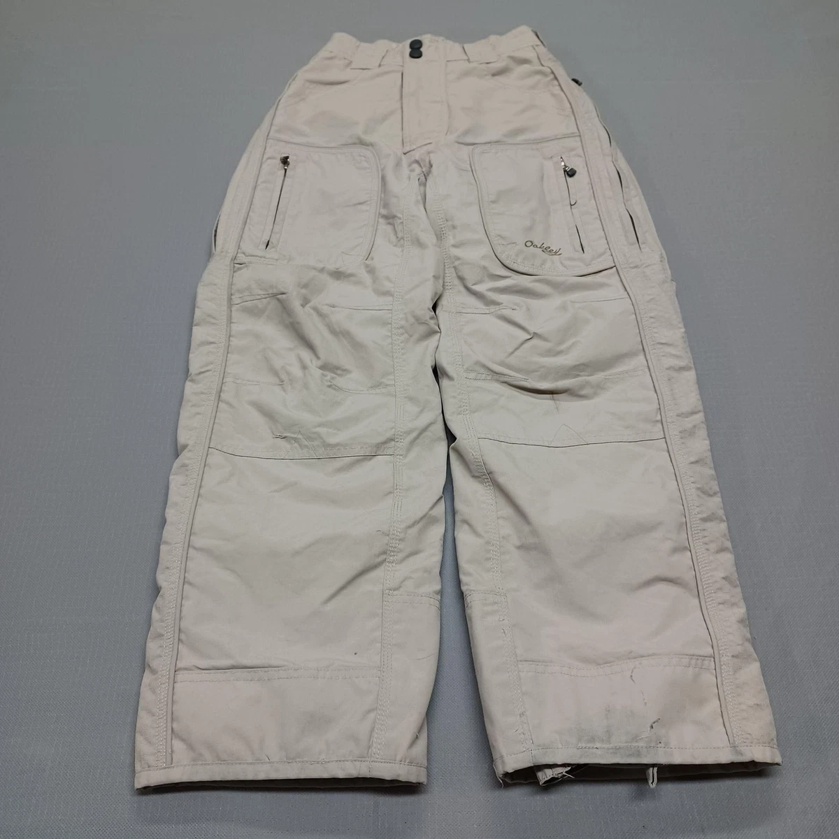 00'sOAKLEY SOFTWARE スノーパンツ L ベージュVINTAGE Oakley Beige Winter Sports Snow Pants & Bibs for sale | eBay