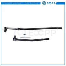 ECCPP 2pc Part: Front Inner Tie Rod Drag Links Fits Ford E-250 E-350 Econoline
