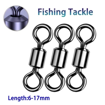Heavy Duty Rolling Barrel Swivels Rig Angeln Herstellung Terminal Angelgerät - Bild 1 von 4