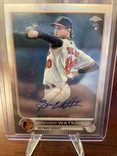 2022 Topps Chrome - Rookie Autographs Spenser Watkins #RA-SW Refractor /499 (AU,