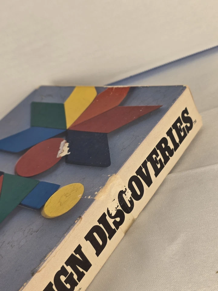 Vintage Discovery Toys 1980's Wood Tangrams Educational Game- Missing One Piece - Image 3 of 4